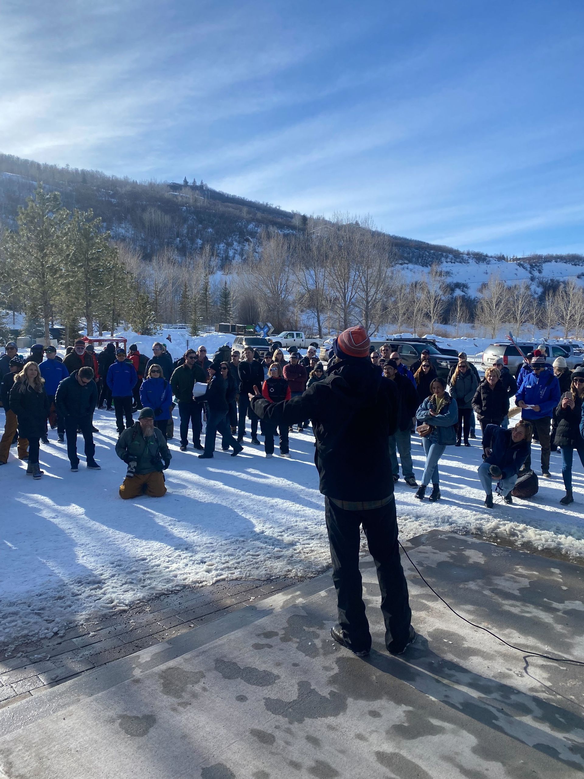 Community members gathered at a CORE-hosted climate action workshop in Aspen, learning about sustainable home upgrades and rebate programs.