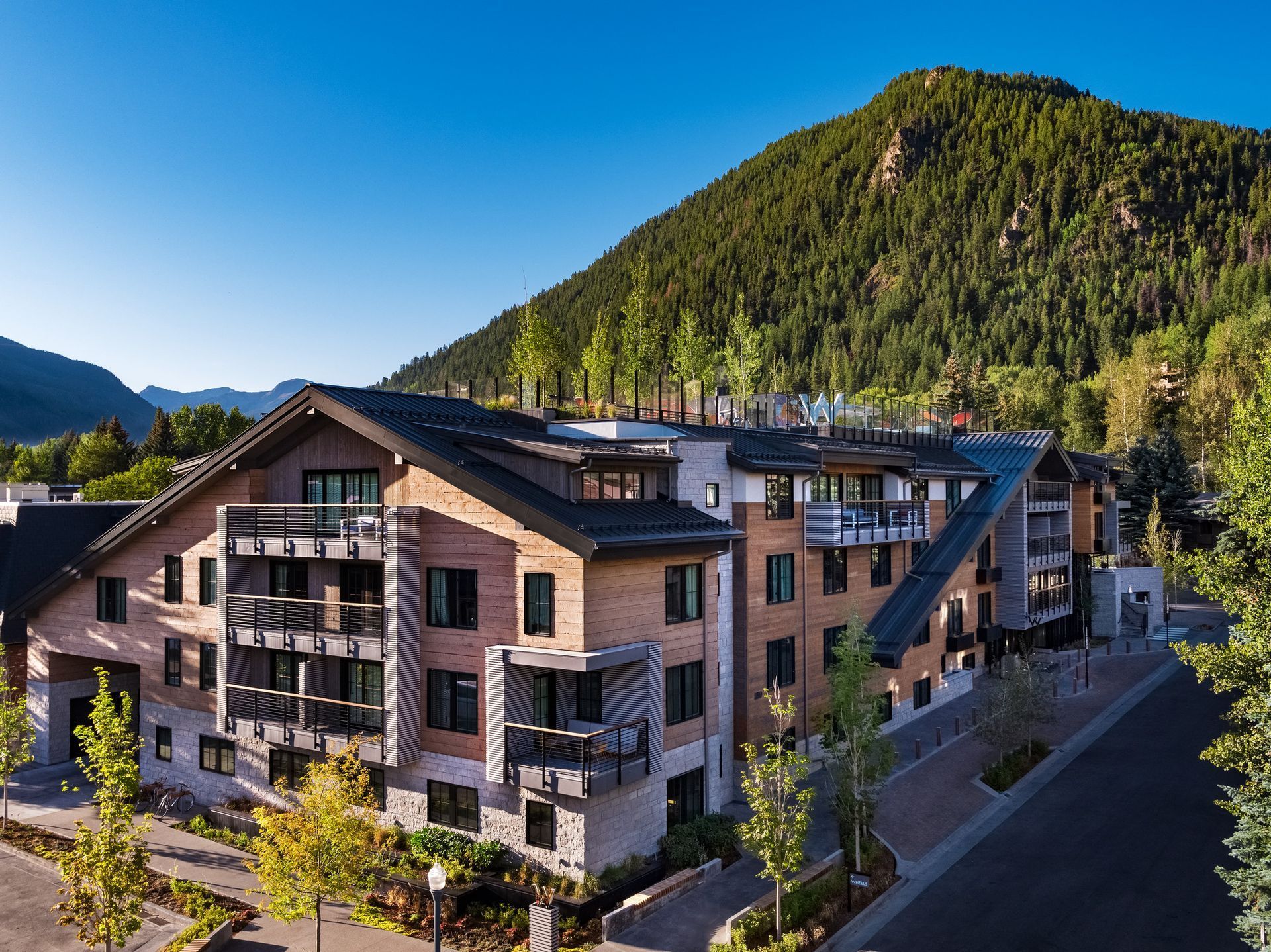 Residential homes in Pitkin County, part of CORE’s energy-efficiency focus.