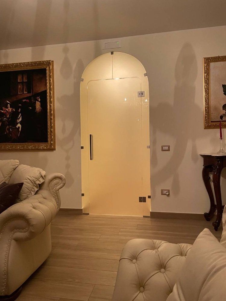 porta in vetro