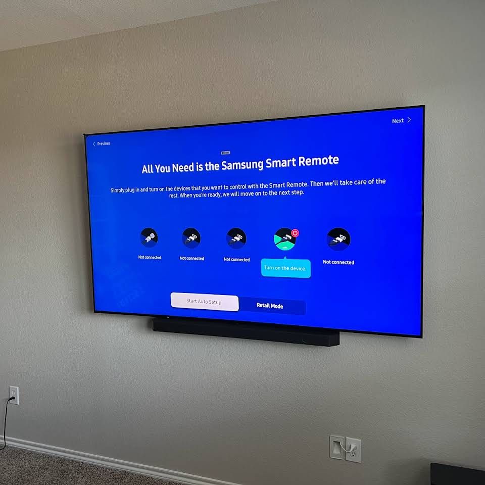 Wall Mounted TV