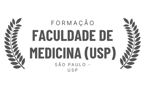 "Formation: Faculdade de Medicina (USP) with laurel wreath decoration, São Paulo - USP."