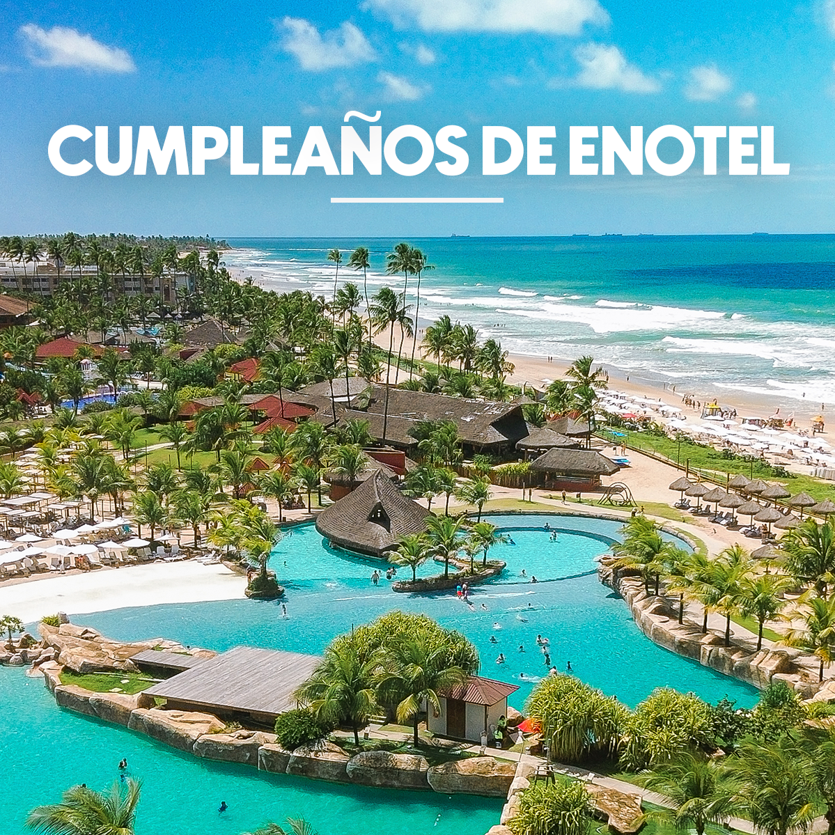 Campaña promocional de Aniversario Enotel de 2026.