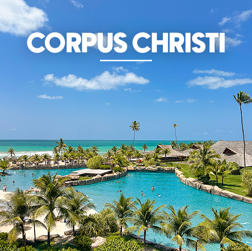 Promoção para o feriado de Corpus Cristi de 2026 com desconto em reservas no resort Enotel Porto de Galinhas
