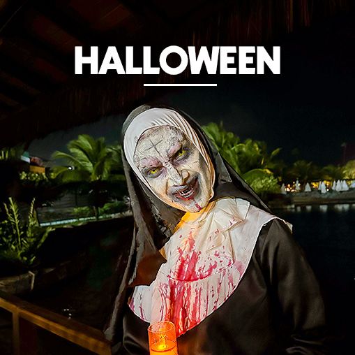 Promoção de halloween de 2026 com desconto em reservas no resort Enotel Porto de Galinhas