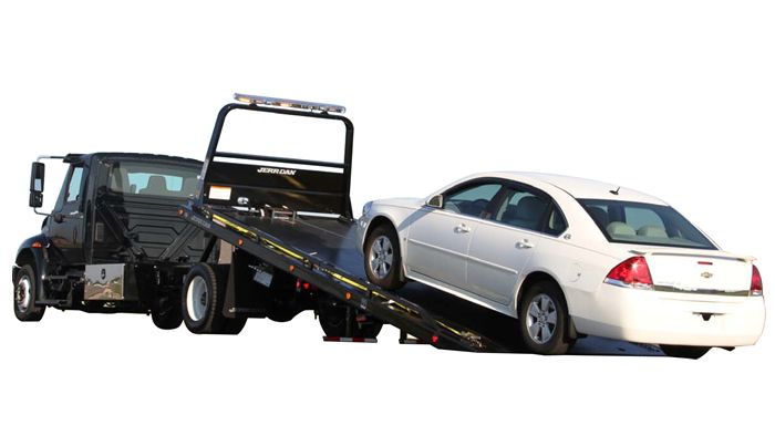 lifting broken car