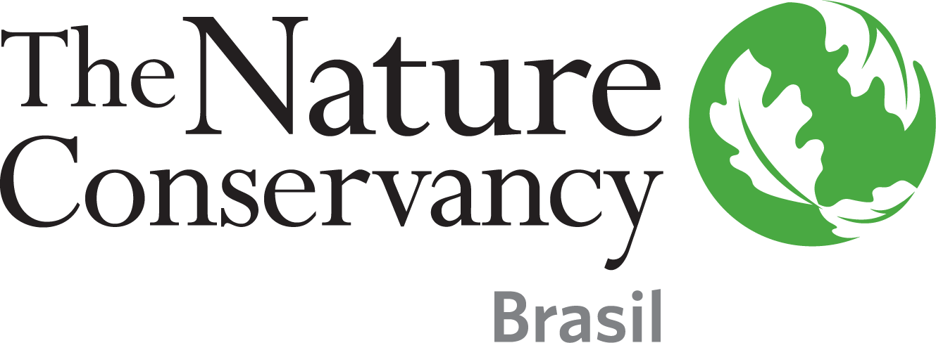 Logotipo da Nature Conservancy Brasil com ícone de globo verde.