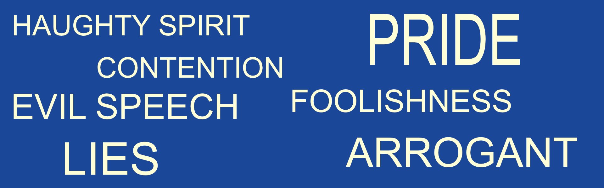 Pride Destroys Relationships