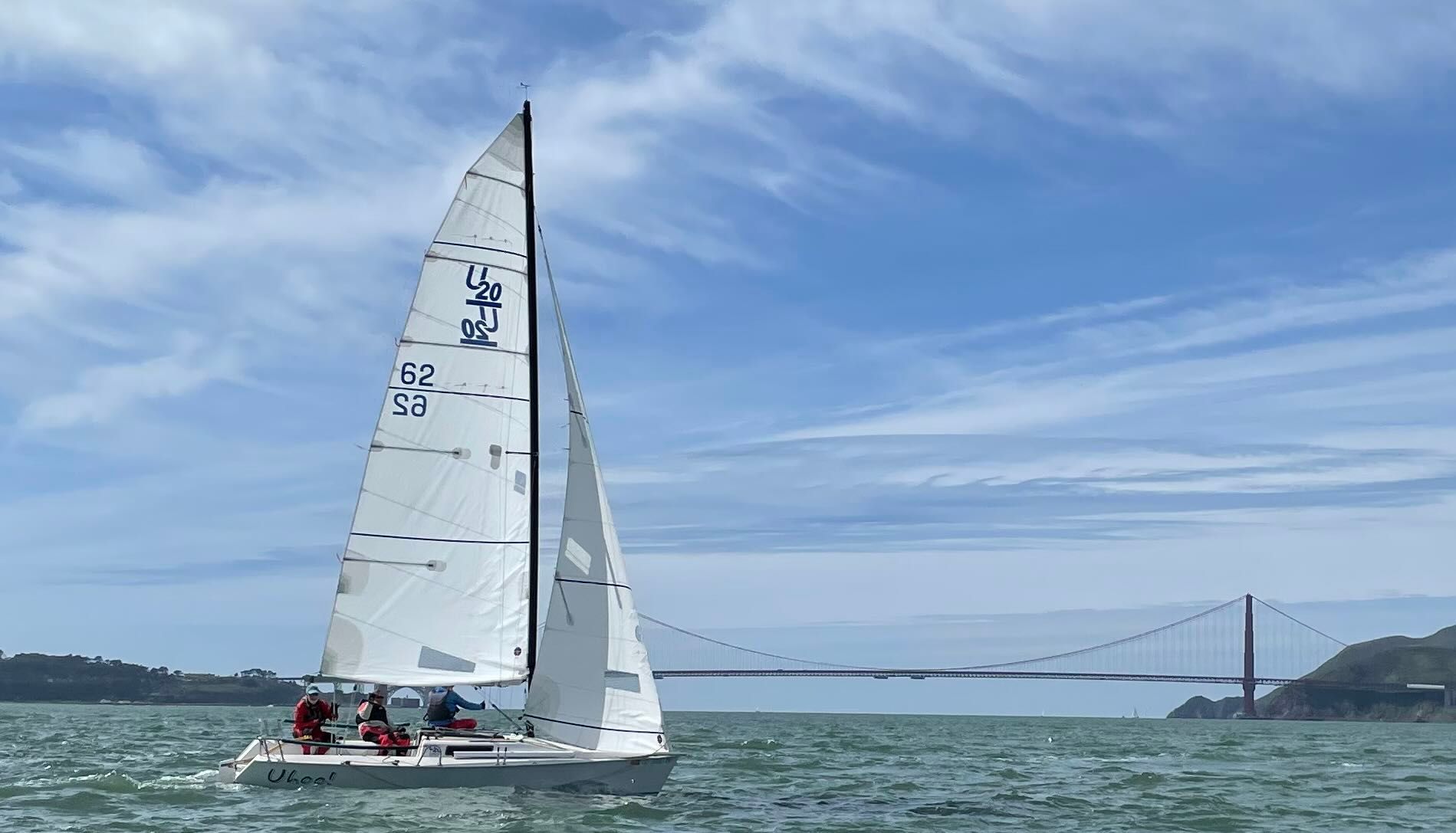 Mike's Uhoo Crossing the Central Bay
