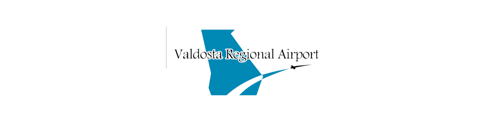 A blue and white logo for valley regional airport.