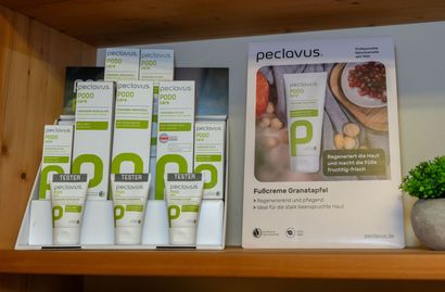 Peclavus Naturkosmetikprodukte für professionelle Fußpflege