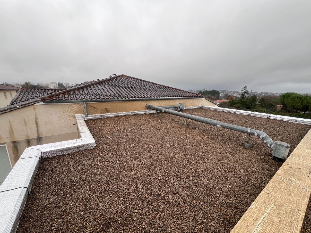Travaux d'étanchéité bitumeuse