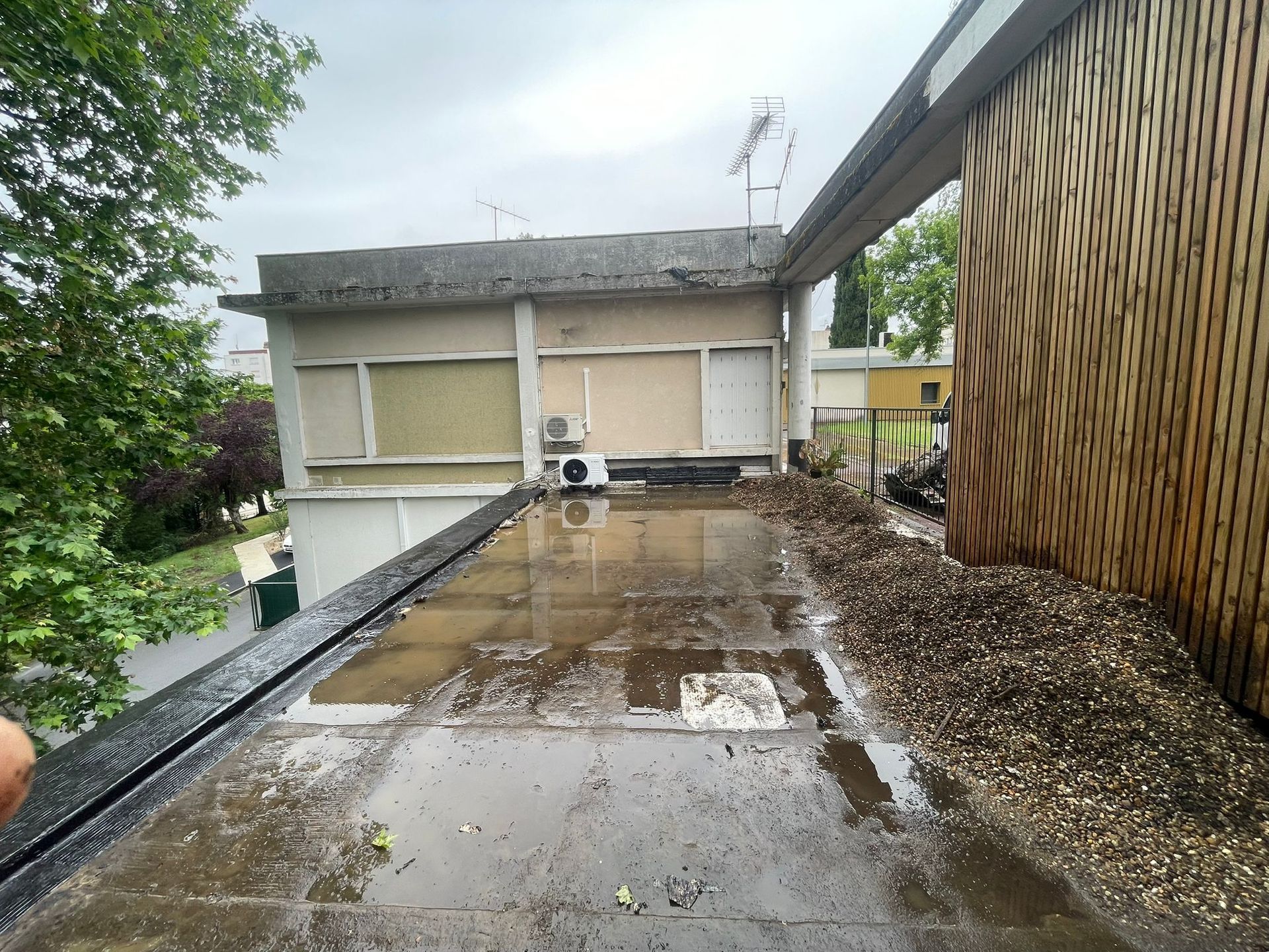 Étanchéité toit plat avant