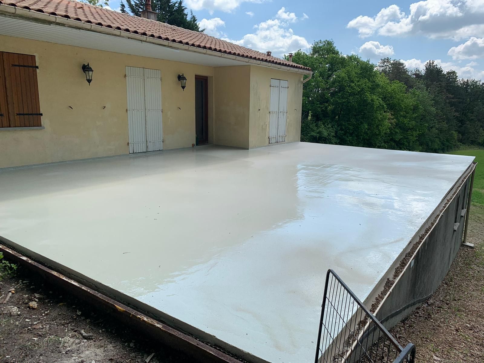 Travaux d'étanchéité liquide polyuréthane