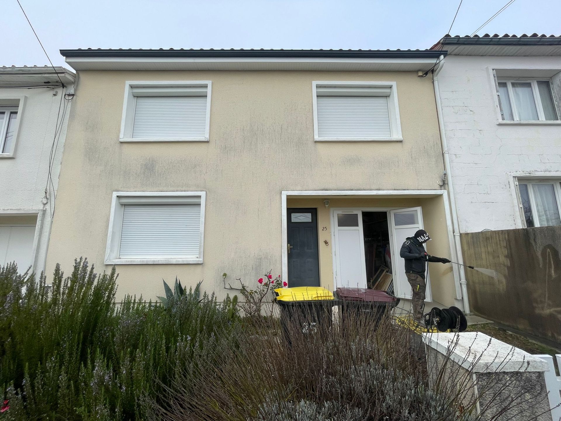 Nettoyage de façade avant