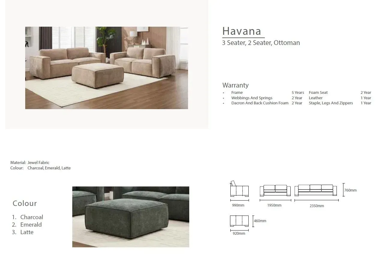 Furniture catalog page showing beige and dark gray modular sectional sofas with a floor plan layout.