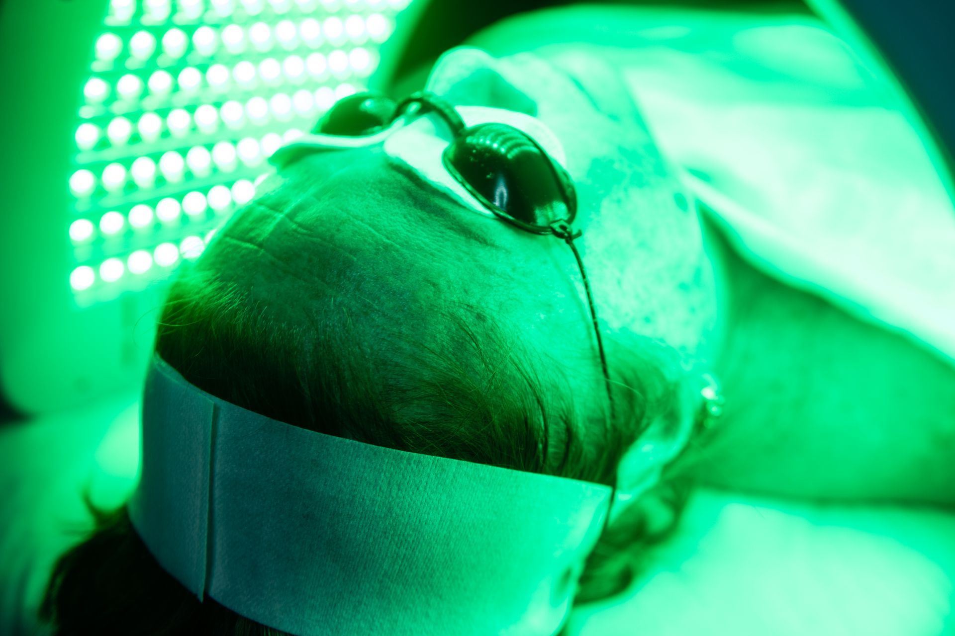 green led light  casey healing wellness