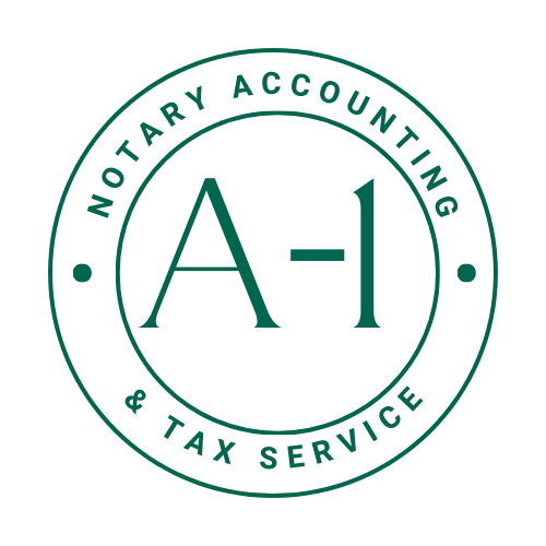 A-1 Notary Accounting & Tax Service Logo