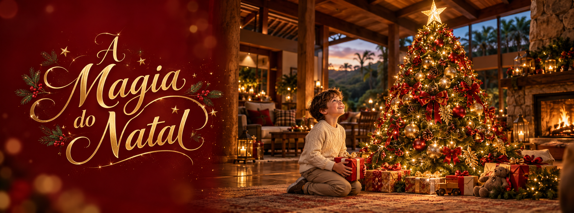 Natal — imagem da landing page da campanha
