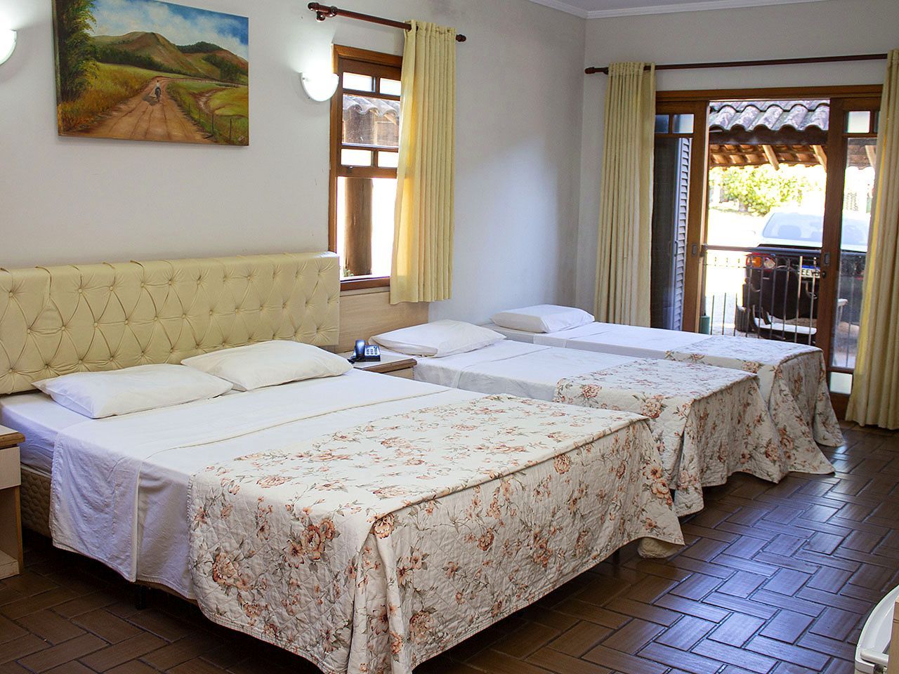 Standard com Sacada Quádruplo no Hotel Fazenda Poços de Caldas