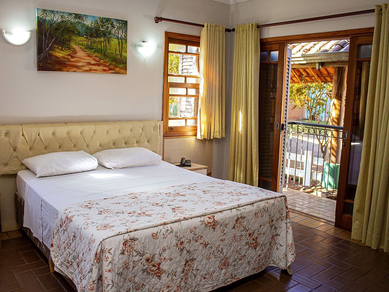 Standard com Sacada Triplo no Hotel Fazenda Poços de Caldas