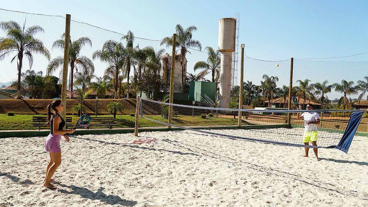 Quadra de beach tennis