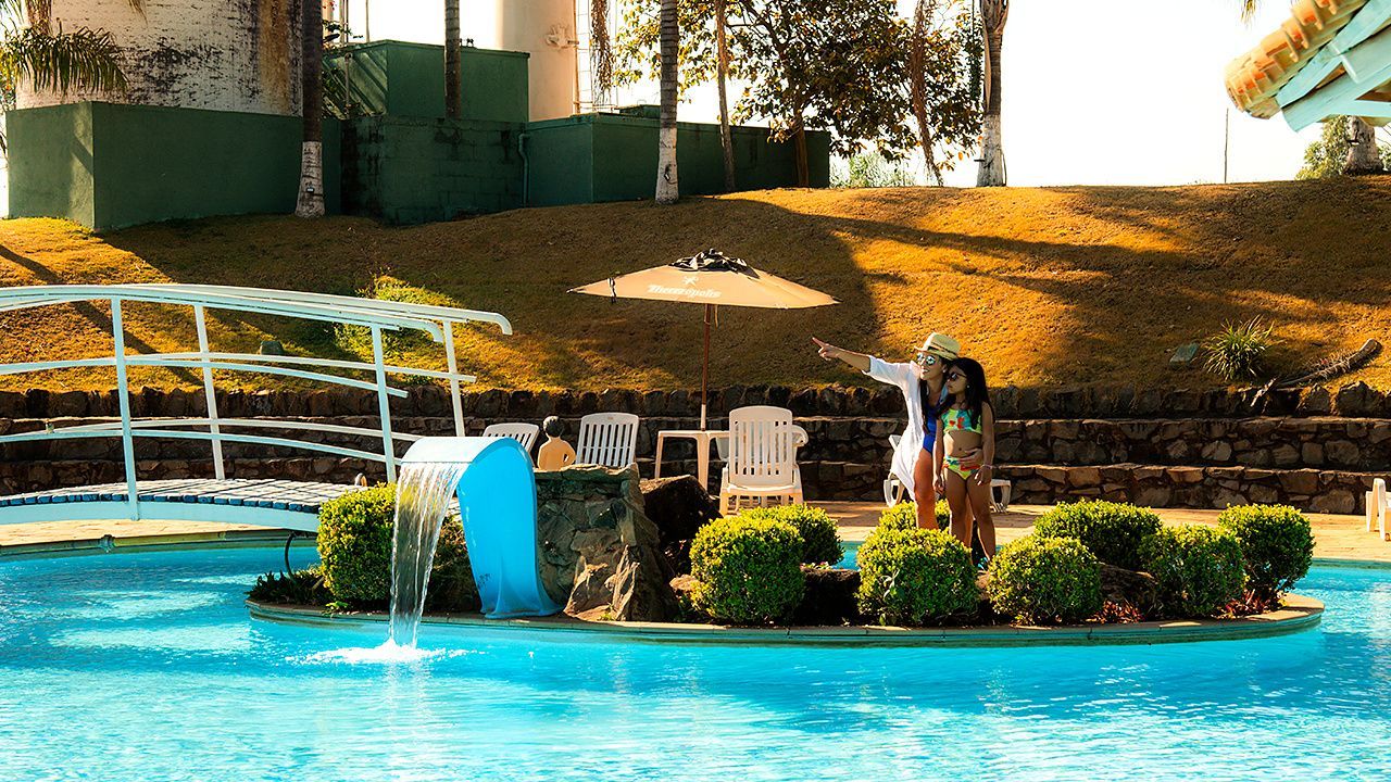 Piscinas e lazer no Hotel Fazenda Poços de Caldas