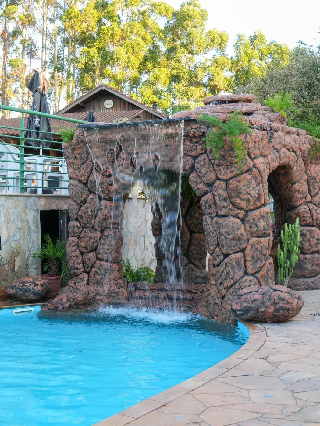 Água, verde e descanso no Hotel Fazenda Poços de Caldas