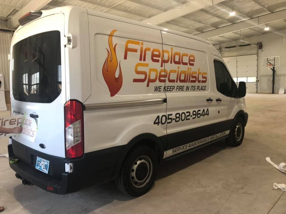 White van with 