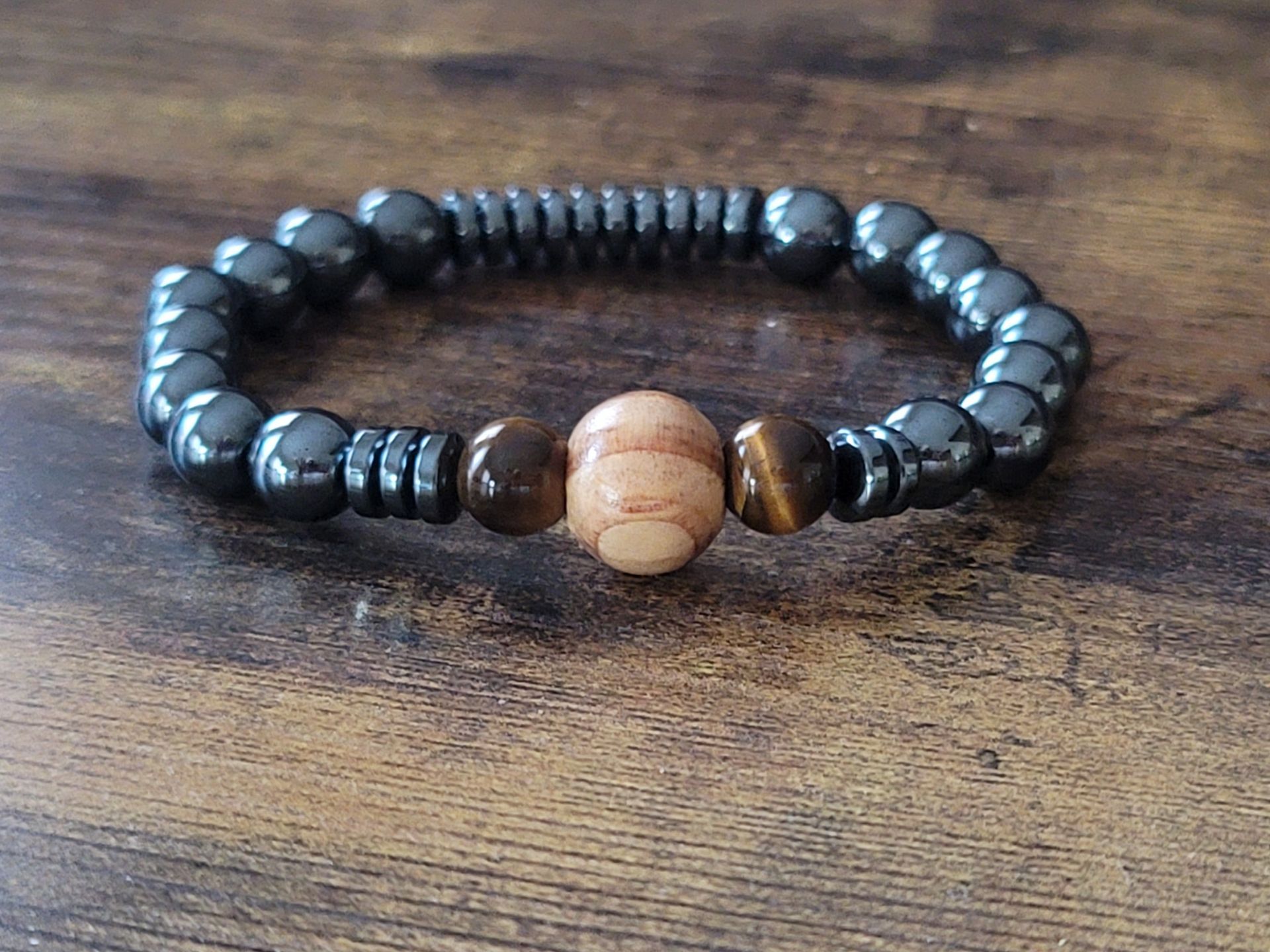 Men’s Galaxy Hematite Bracelet by TasTas – African-Inspired Artisan Jewelry