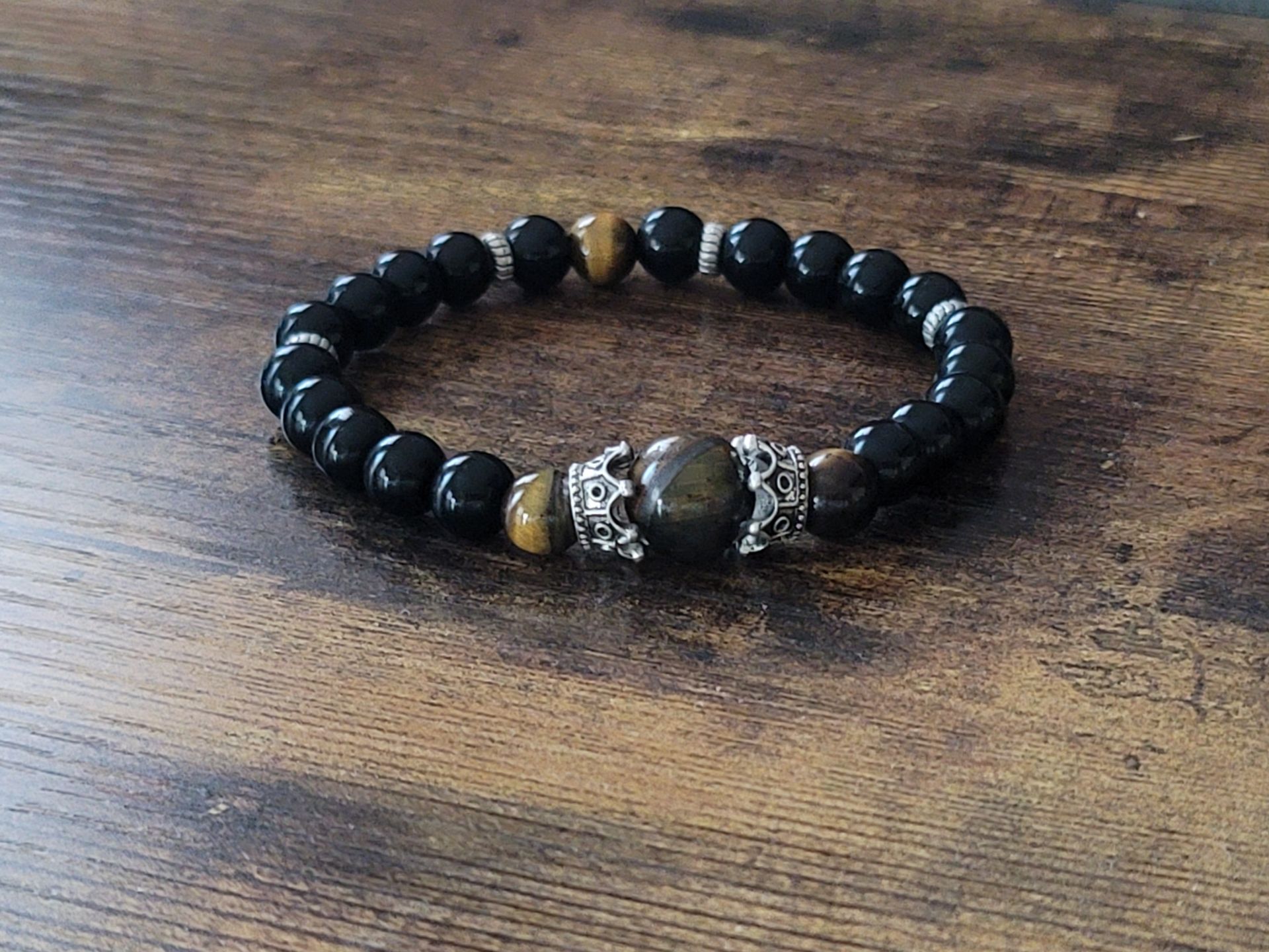 Onyx Men's Black KingBracelet by Tas tas