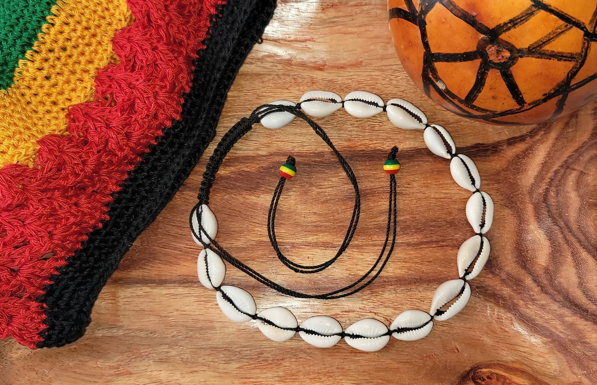 Ugandan Cowrie Shell Necklace by Tas Tas