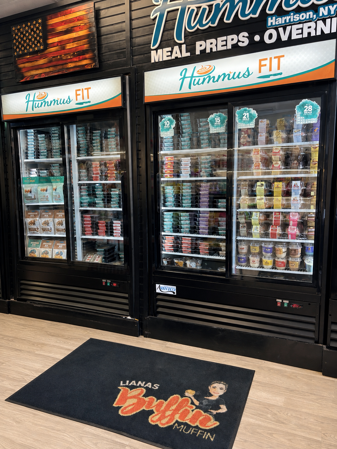 Fresh meal prep fridges at Foundation Harrison, NY