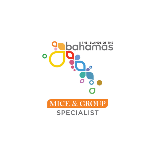 Logo for the Islands of the Bahamas: colorful abstract design, 
