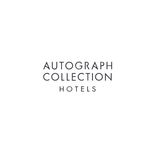 Autograph Collection Hotels logo with text on white background.
