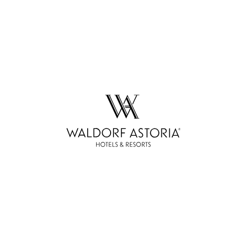 Waldorf Astoria Hotels & Resorts logo with stylized