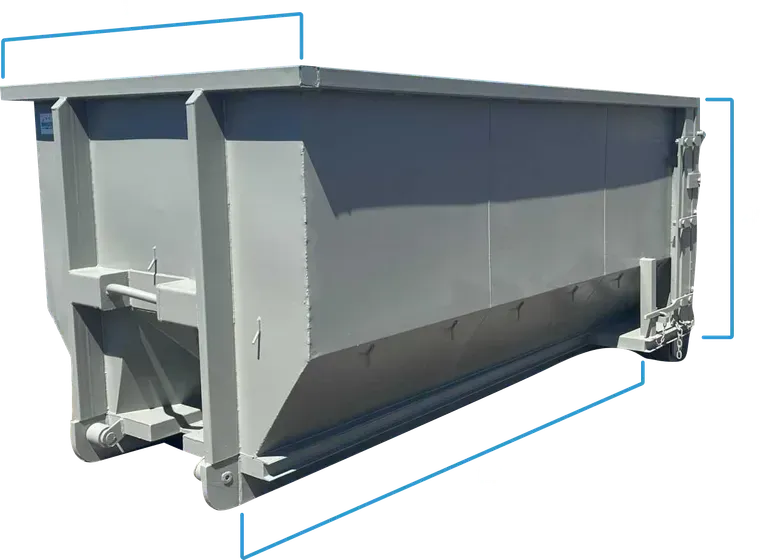 15-yard roll off dumpster rental from Cougar Dumpsters