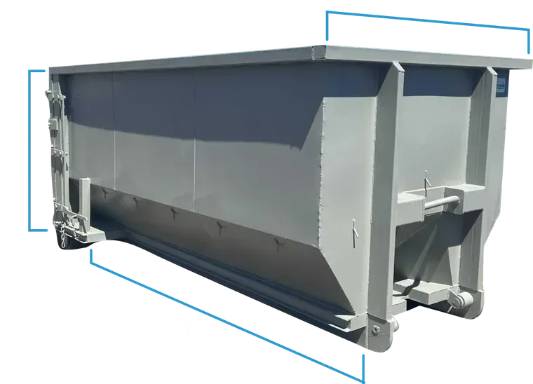 20-yard roll off dumpster rental from Cougar Dumpsters