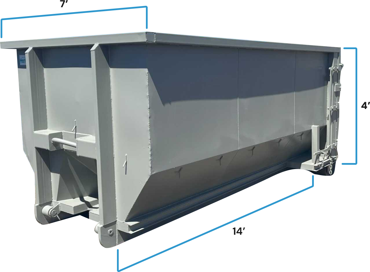 15 yard dumpster truck