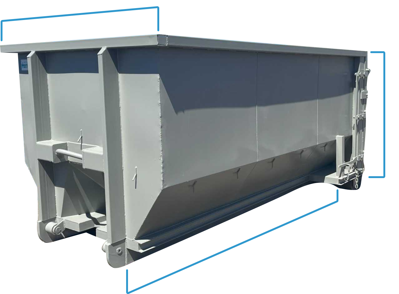 15-yard dumpster