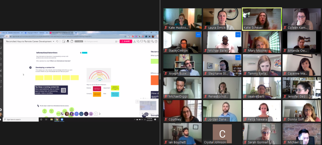 Virtual Staff Retreat Networking