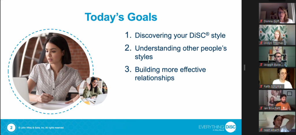 Virtual Staff Retreat DiSC