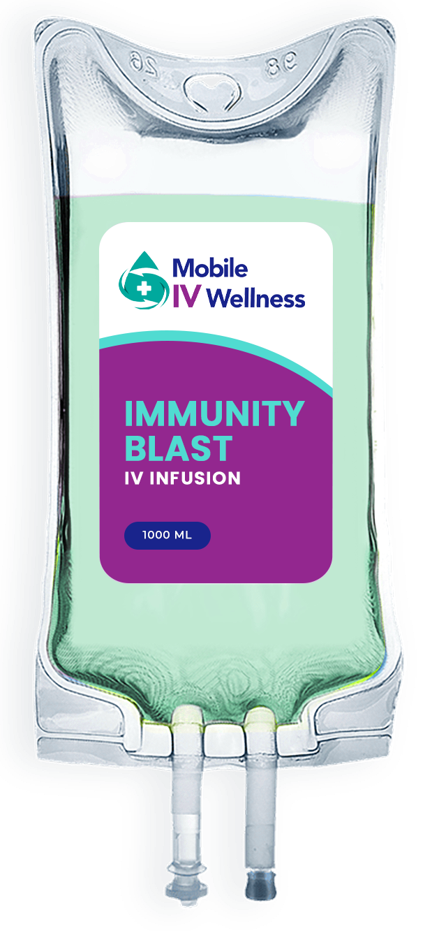 IV bag with 