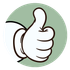 Logo for Michelin Thumbs up