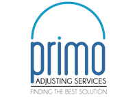 The logo for primo adjusting services finding the best solution