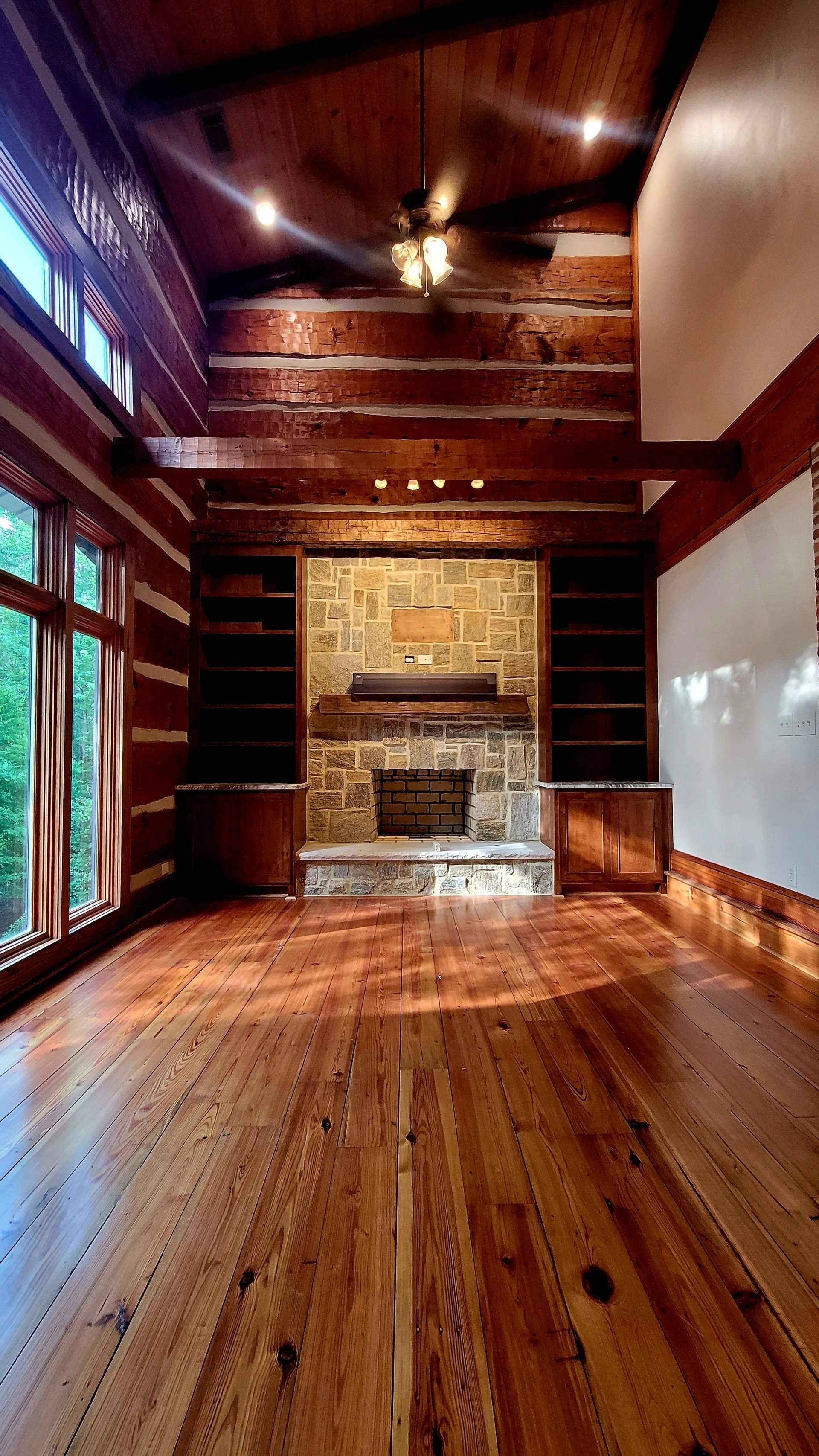 reclaimed wood beams