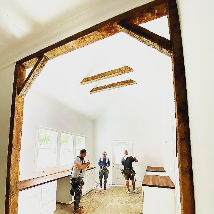 Hand Hewn Beams