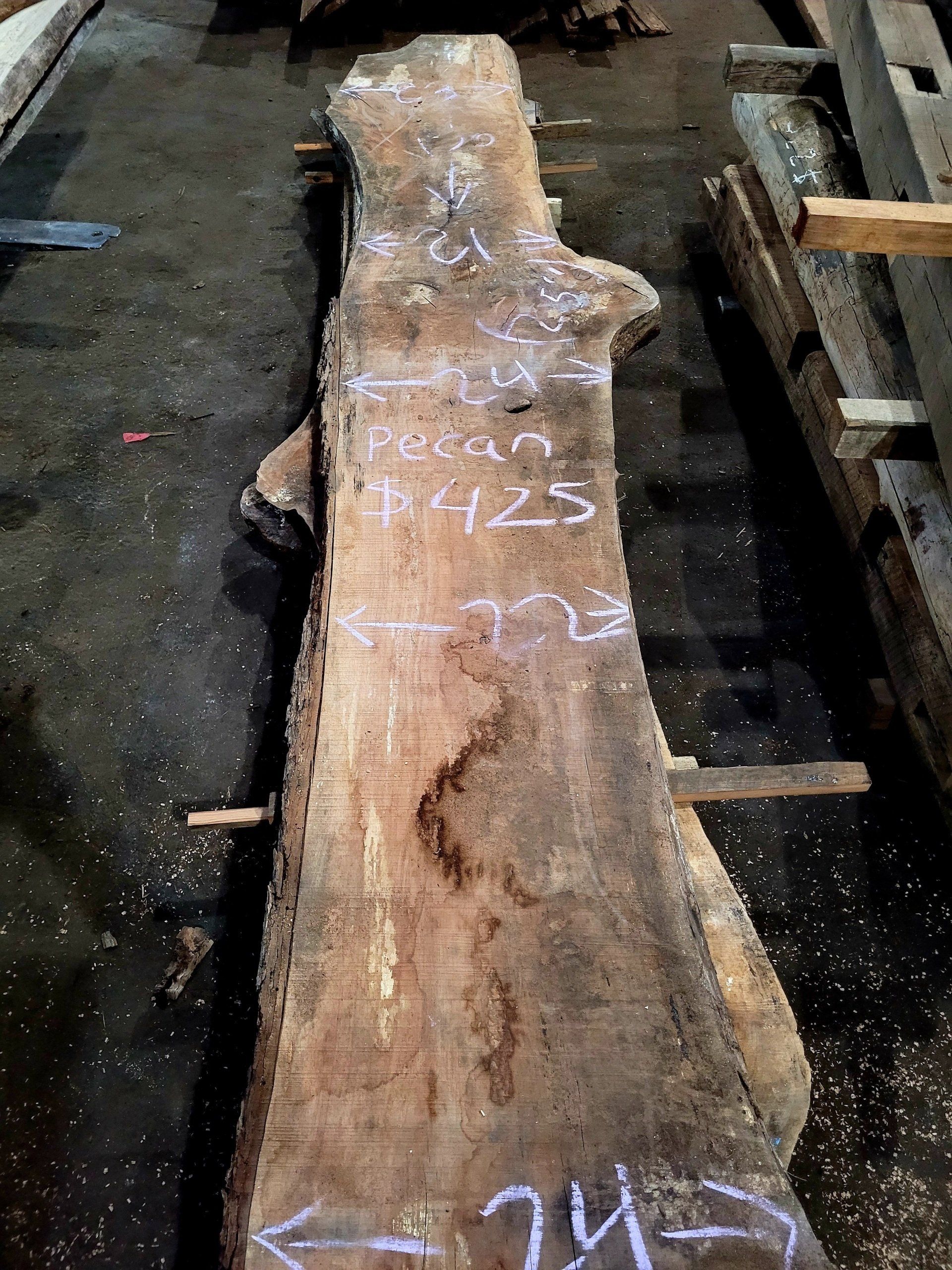 Pecan slab