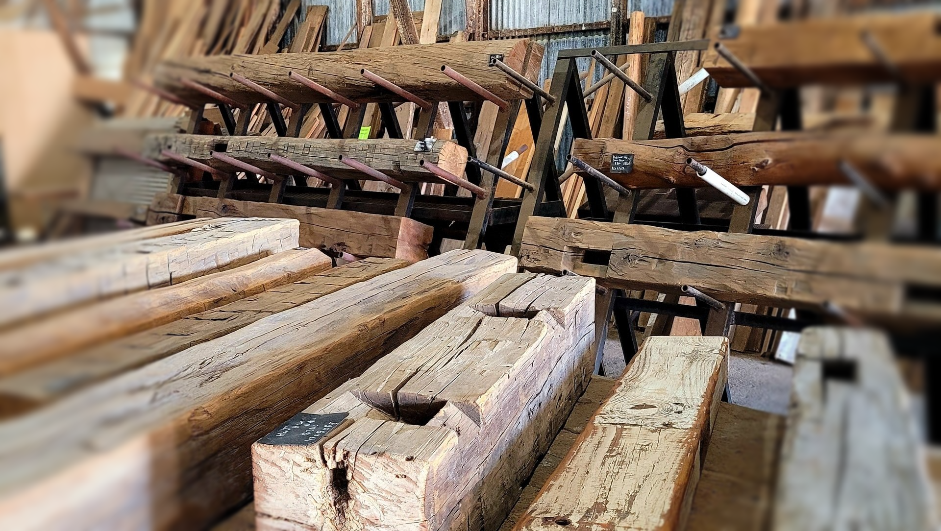 Hand Hewn Mantels