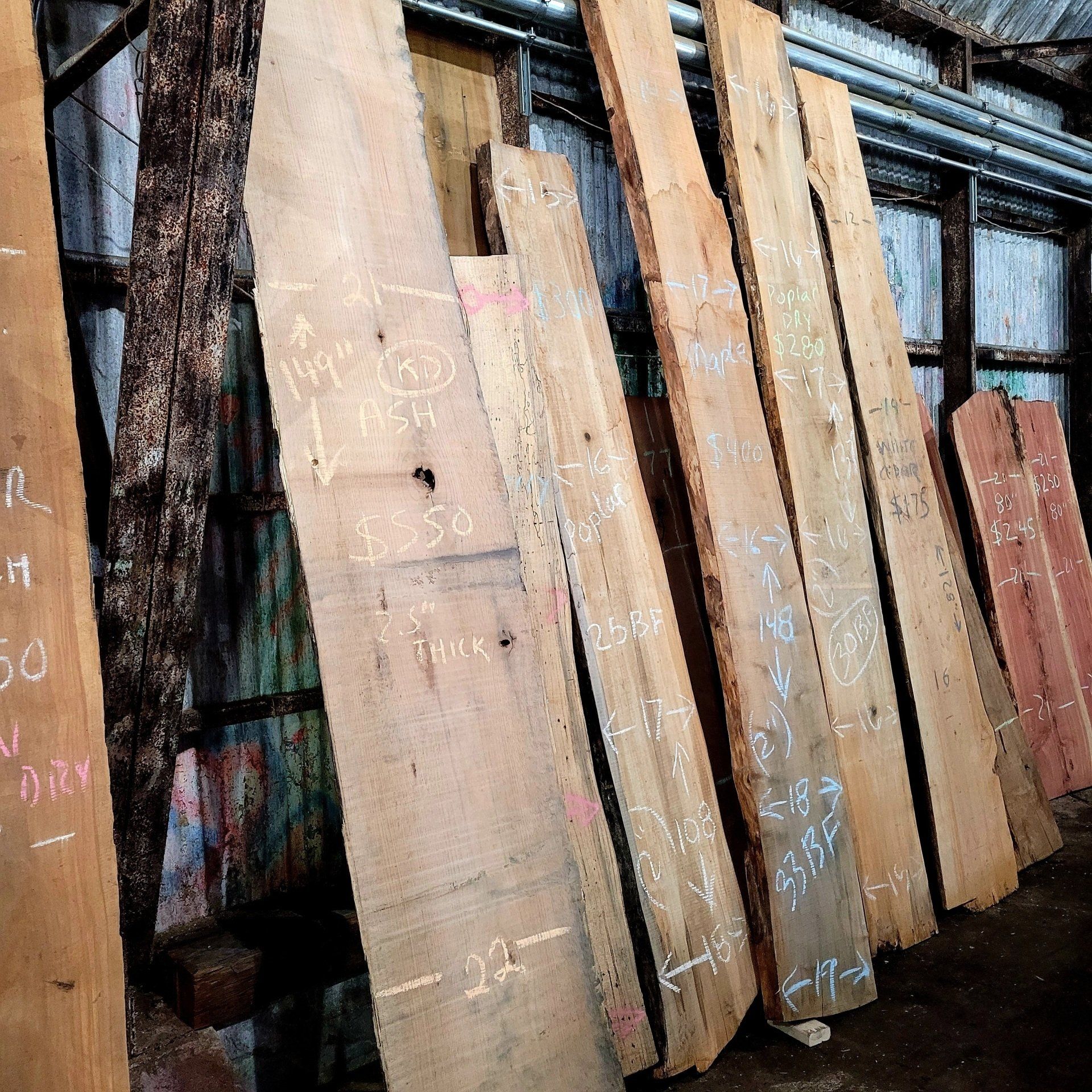 Live Edge Slabs