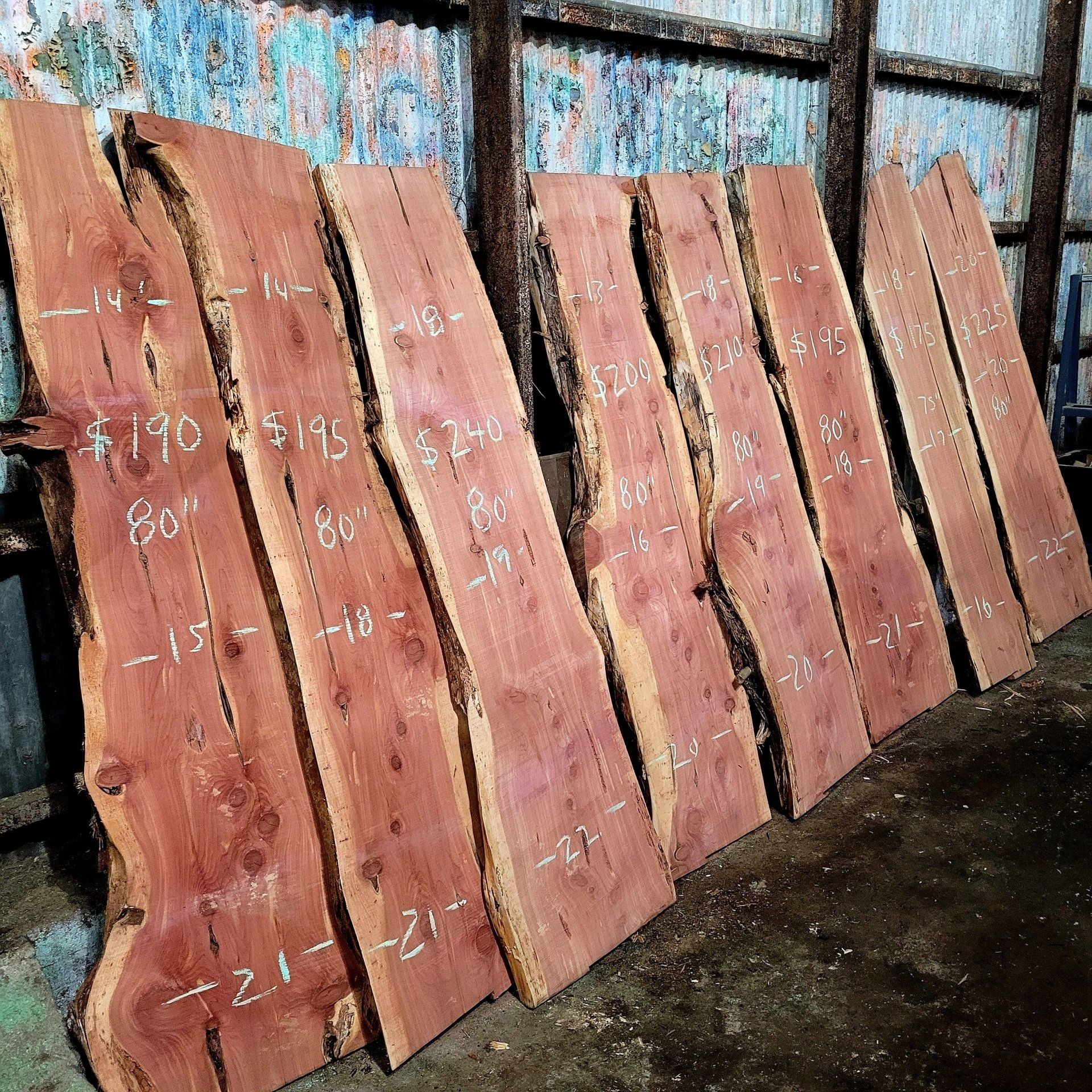 Live Edge Slabs